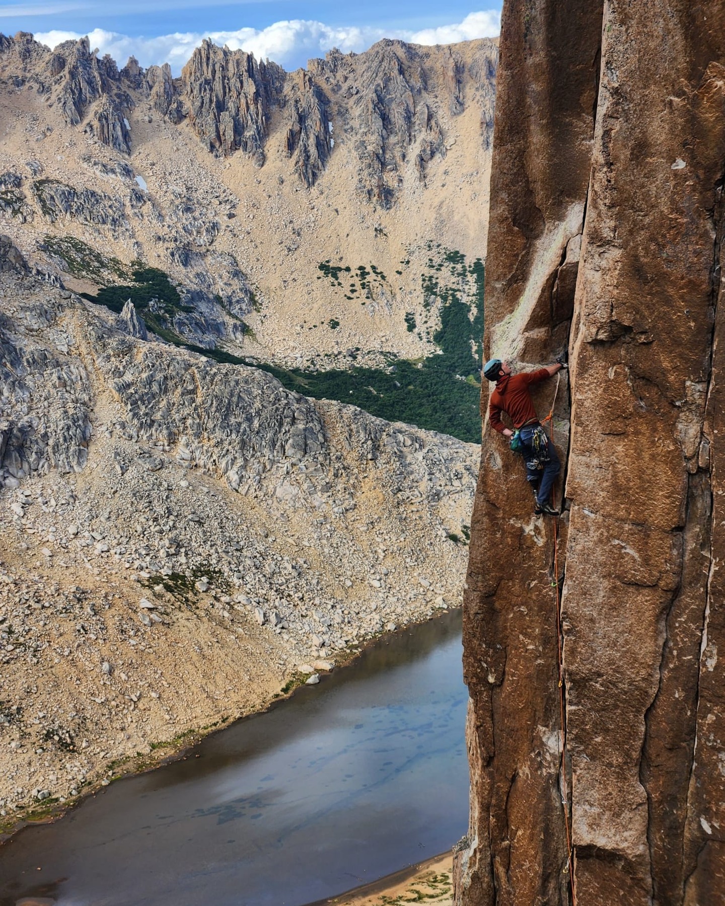 Magical days on the surreal spires and granite of Frey, near Bariloche, in Patagonia.